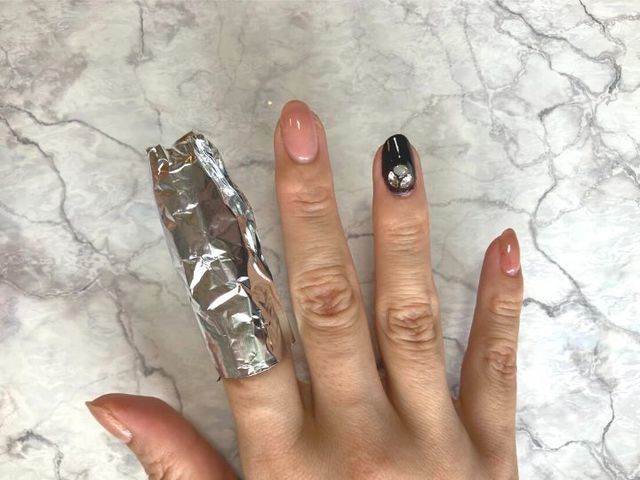 セルフジェルネイル　オフ